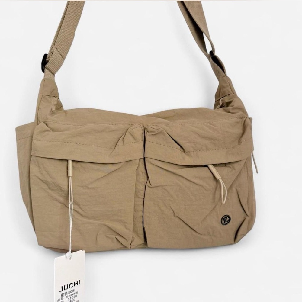 Lightweight Nylon Crossbody Bag Large Capacity Multi Pocket - Picture 3 of 5